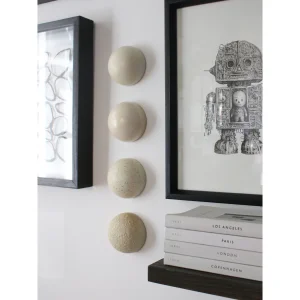Light Moon El Yapımı Seramik Duvar Objesi (4'lü Set)