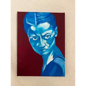 Blue Woman Series Amazons No.7 Acrylic Painting