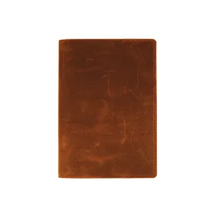 A5 Hakiki Deri Camel Defter Kılıfı Ve Çizgisiz Defter