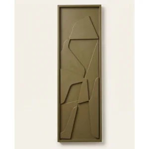 Scutum Long Naturel Walnut Wall Art