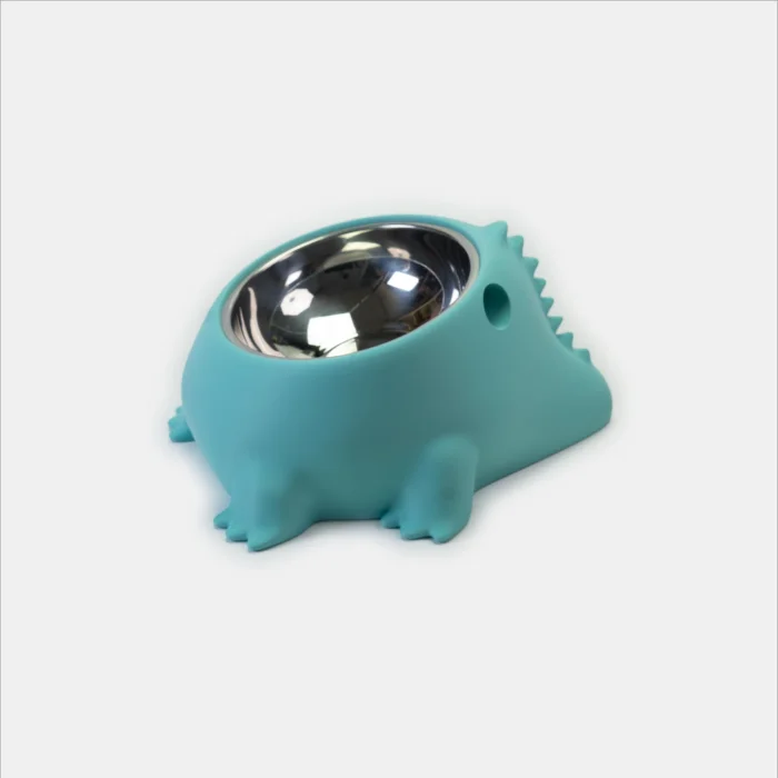 Dinobowl Blue Ergonomic Pet Bowl - 1
