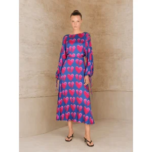 Carnation Pink-Blue Dress