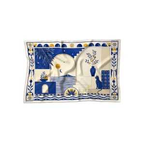 Santia Cobalt-Blue Sarong
