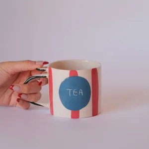 Tea El Yapımı Seramik Fincan - 1
