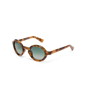 Okkia Club Alicudi Green Lens Polarized Sunglasses Classic Havana