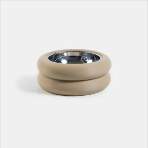 Puff Beige Pet Bowl