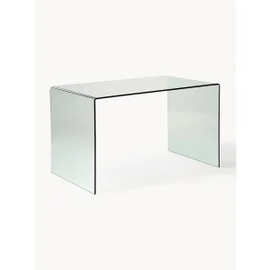 Club Cam Çalışma Masası Modern Minimalist 125cm Şeffaf Tasarım
