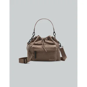 Gaston Luga Splash Bucket Crossbody Bag - Brown