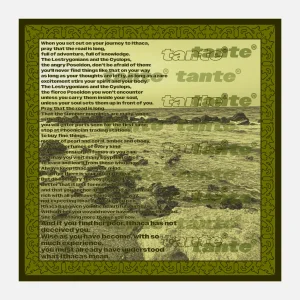 Ithaca Olive Bandana - 1