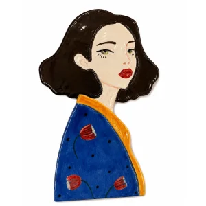 Marlene City Beauty Modern Handmade Ceramic Wall Art