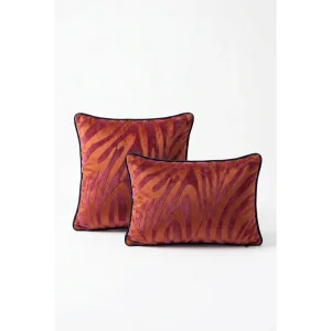 Zebra Pink Set of 2 Cushion Covers