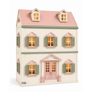 Pembe Köşk Wooden Dollhouse Lounge Set