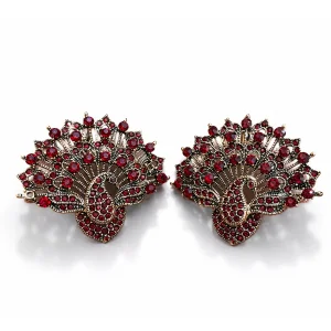 Red Peacock Küpe