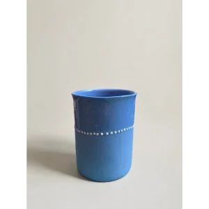 Limoges Kobalt-Mavi Porcelain Cup