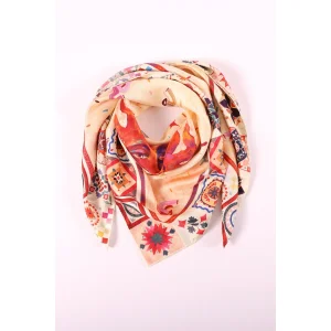 Dance Of Liberty 100% Silk Twill 90 Cm Scarf