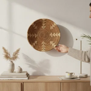 Decorative Abaca Wall Plate