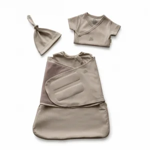 Natural Beige Newborn Swaddle Set