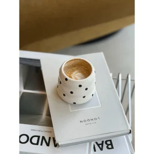 Polka Dot Ceramic Mug