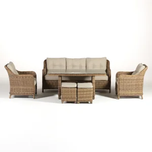 Woodruff Brown Garden Furniture Set