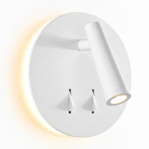 Panau White LED Metal Wall Sconce