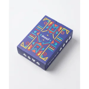 Modern Illustrated Dark Blue Playing Cards