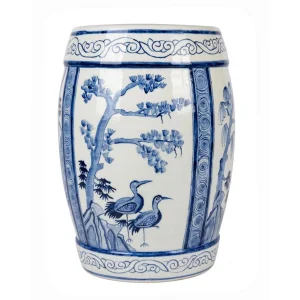 Blue Season Ceramic Side Table
