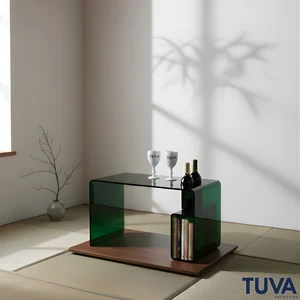 Monarch Acrylic Coffee Table · Emerald