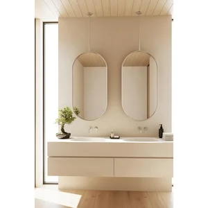 Silver Capsule Mirror