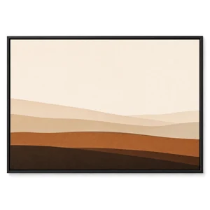 Terra Silence Soyut Manzara Kanvas Tablo