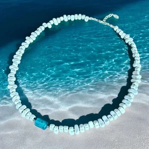 Hematite and Apatite Necklace
