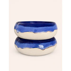 Halo Lacivert Stoneware Kase