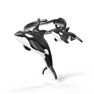 Metalmorphose Orca Keychain