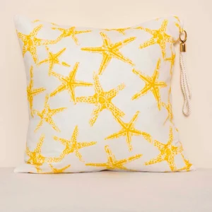 Yellow Starfish Cushion - 1