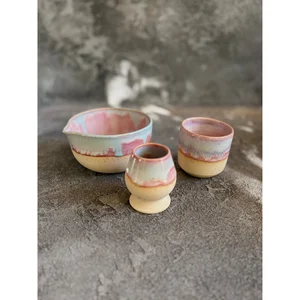 Handmade Stoneware Matcha Set