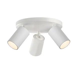 Gina Textured Black 3-Light Adjustable Ceiling Spotlight