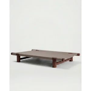 Wooden Elevated Smoked Dog Bed