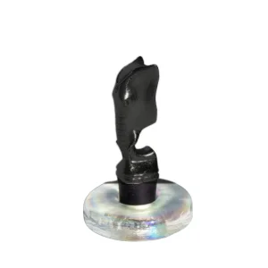 Matte Black Elephant Bottle Stopper
