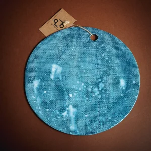 Meridian No.3 Indigo Ceramic Presentation Plate