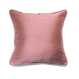 Dusty Rose Shantung Silk Cushion Cover