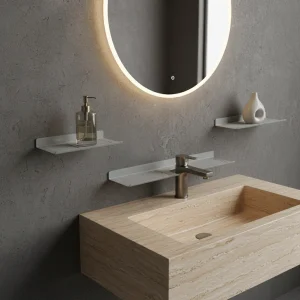 Linea Shelf Rfo Krem Mutfak Banyo Raf Organizeri - 1