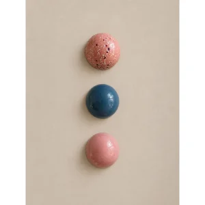 Coral Trio Ceramic Wall Object Set of 3
