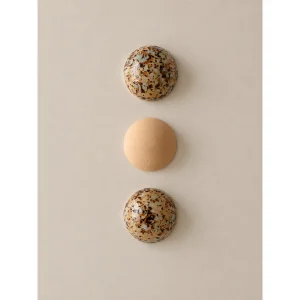 Terra Dome Set of 3 Ceramic Wall Objects