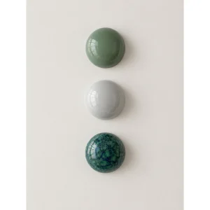 Verdant Trio Set of 3 Ceramic Wall Objects