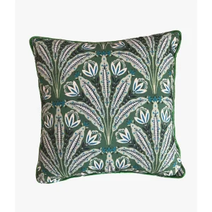 Piping Detail Green Design Cushion