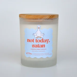 Not Today Satan Palo Santo Kokulu Cocosoy Mum
