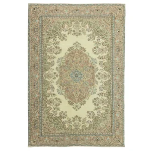 Abek Madalyon Tasarımlı Vintage Halı