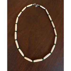 African Bone Bead Necklace