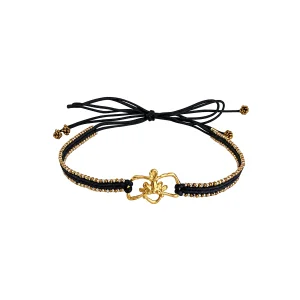 Nanshe Altın - Siyah Choker Kolye
