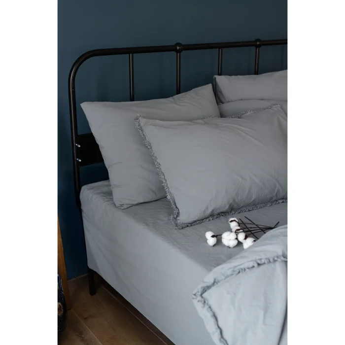 Polina 100% Pamuk Stonewashed Çift Kişilik Nevresim Takımı - 4
