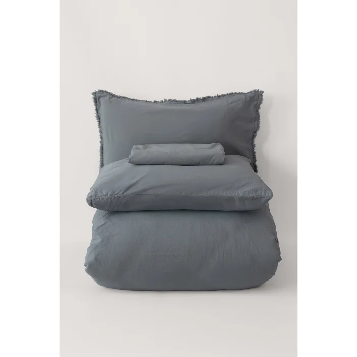 Polina 100% Pamuk Stonewashed Çift Kişilik Nevresim Takımı - 6